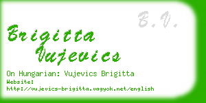 brigitta vujevics business card